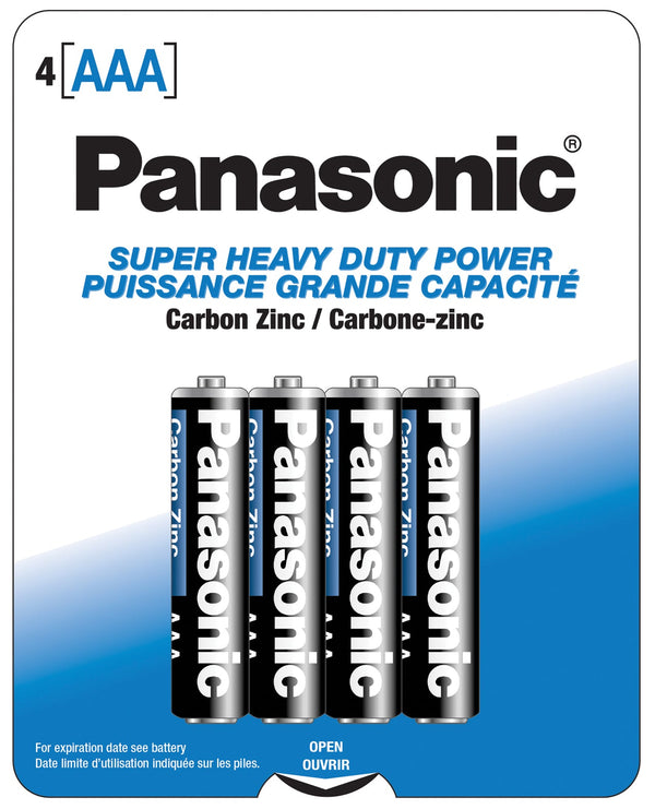 Panasonic Panasonic Super Heavy Duty Battery AAA - Pack of 4