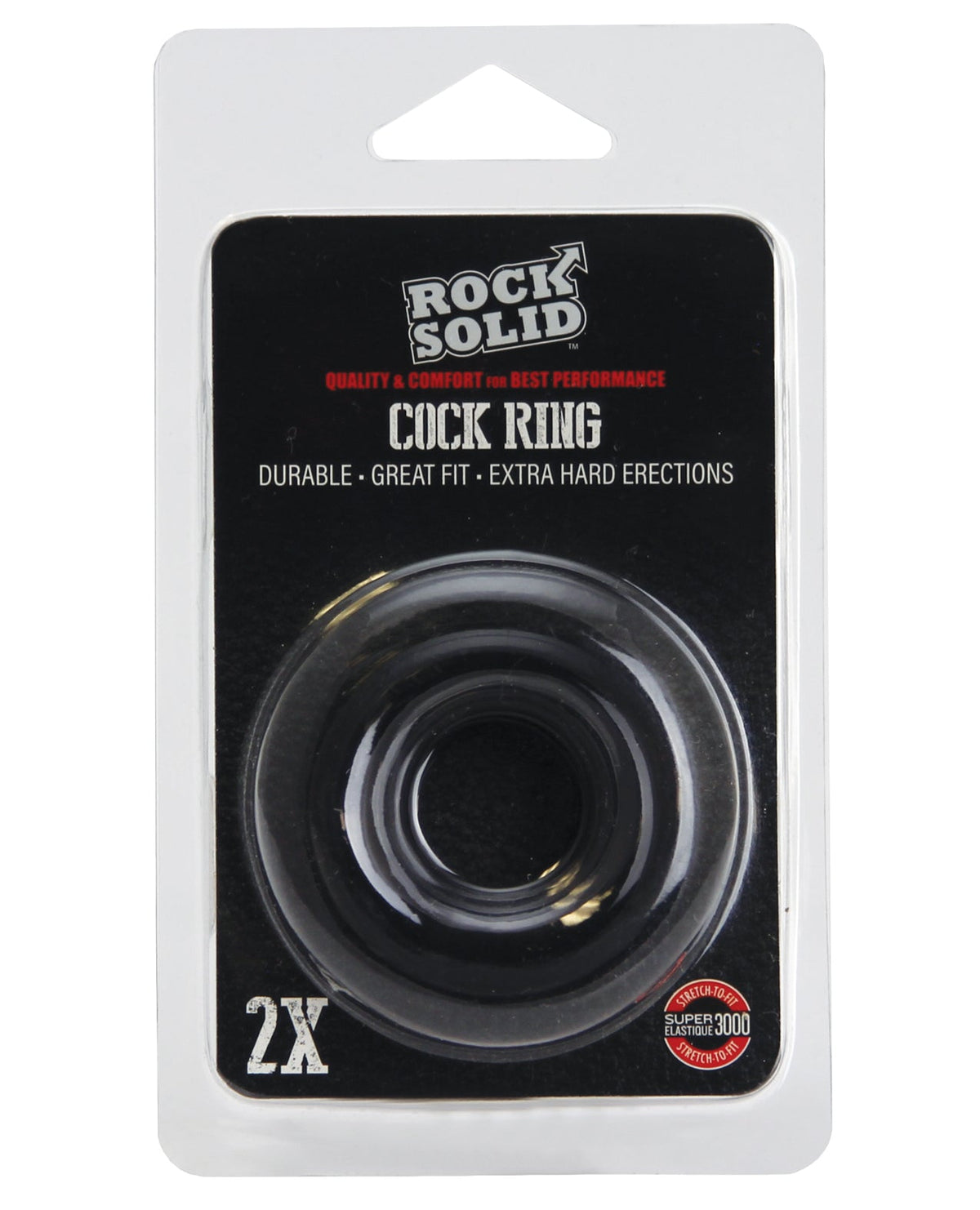 Rock Solid Rock Solid 2" Black Donut Ring