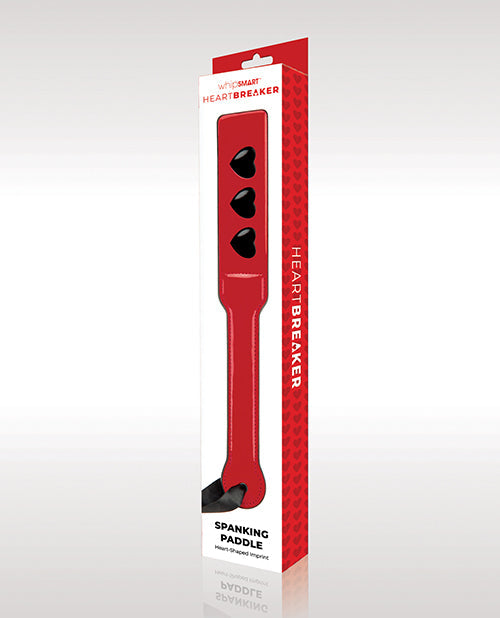 WhipSmart WhipSmart Heartbreaker Spanking Paddle - Red/Black
