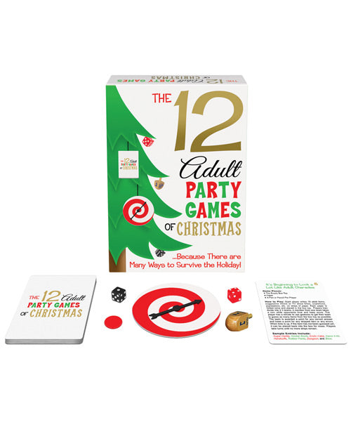Kheper The 12 Adult Party Games of Christmas