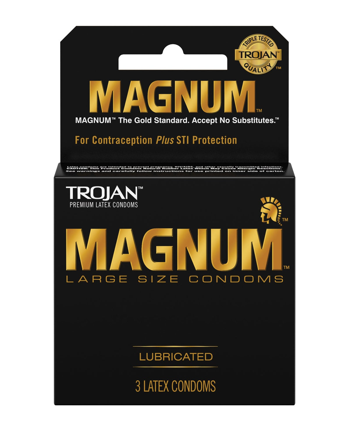Trojan Trojan Magnum Condoms - Box of 3