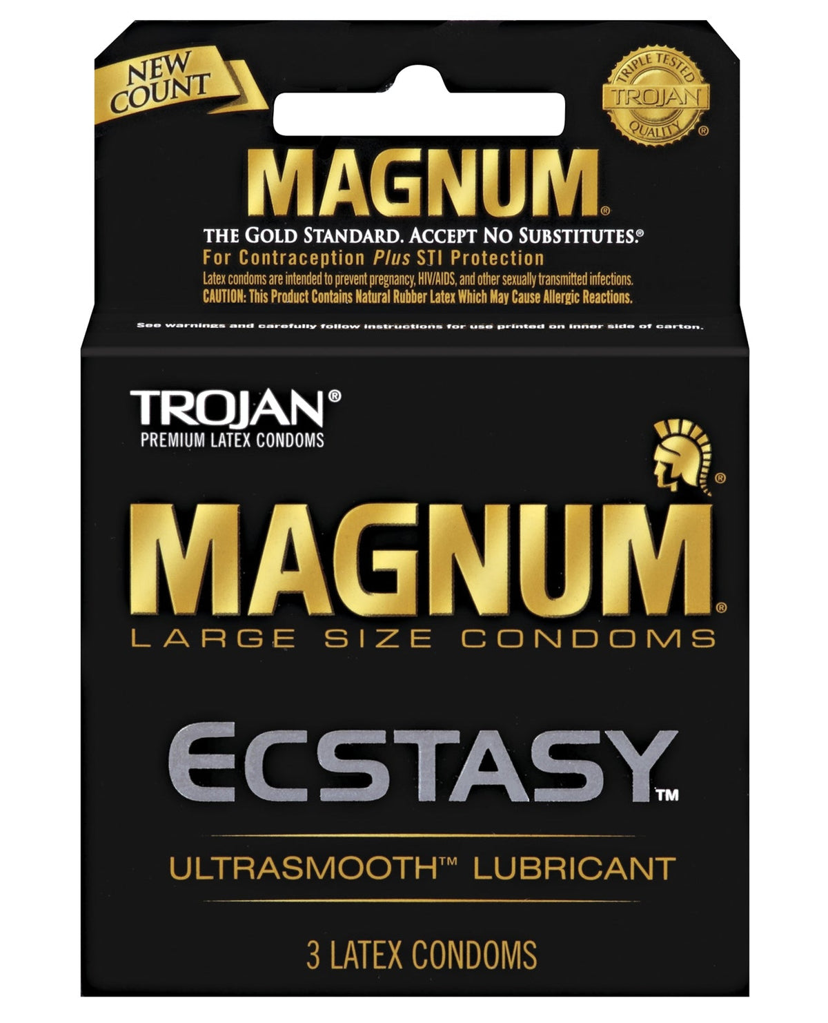 Trojan Trojan Magnum Ecstasy Condoms - Box of 3