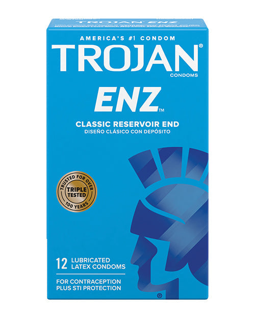 Trojan Trojan Enz Lubricated Condoms - Box of 12