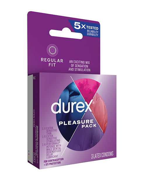 Durex Durex Condoms Pleasure Pack - Box of 3