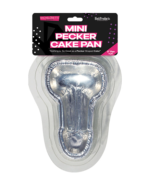 Bachelorette Party Bachelorette Disposable Peter Party Cake Pan Small - Pack of 6