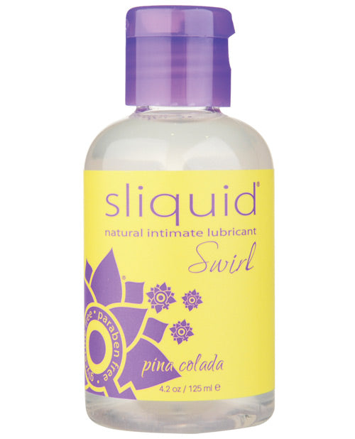 Sliquid Sliquid Naturals Swirl Lubricant - 4.2 oz Pina Colada