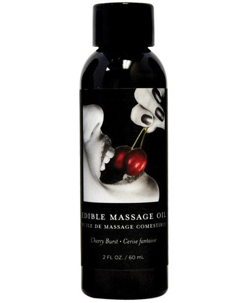 Earthly Body Earthly Body Edible Massage Oil - 2 oz Cherry