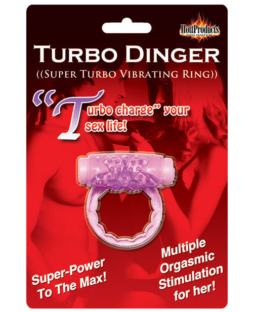 Humm Dinger Humm Dinger Turbo Vibrating Cockring - Purple