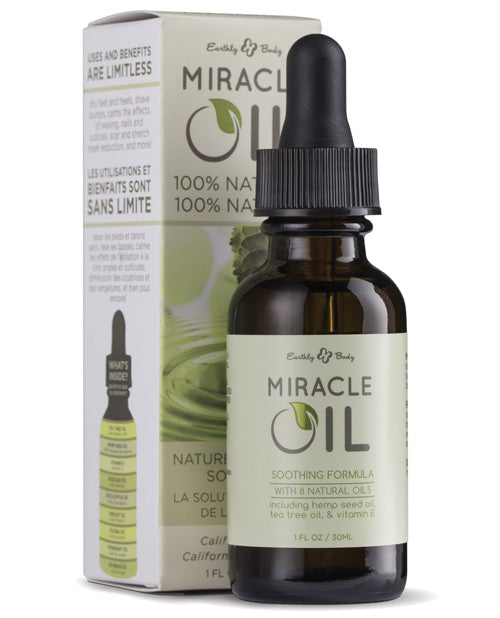 Miracle Oil Earthly Body Hemp Miracle Oil - 1 oz