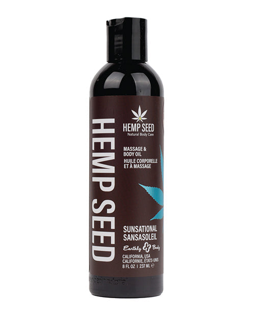 Earthly Body Earthly Body Massage & Body Oil - 8 oz Sunsational