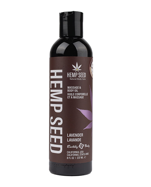 Earthly Body Earthly Body Massage & Body Oil - 8 oz Lavender