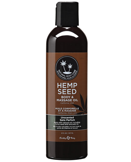 Earthly Body Earthly Body Massage & Body Oil - 8 oz Unscented