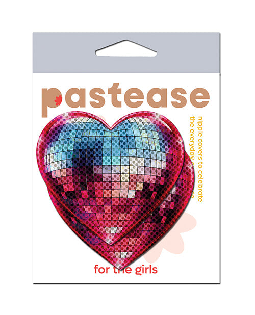 Pastease Pastease Sparkling Discoball Heart - Blue and Pink O/S