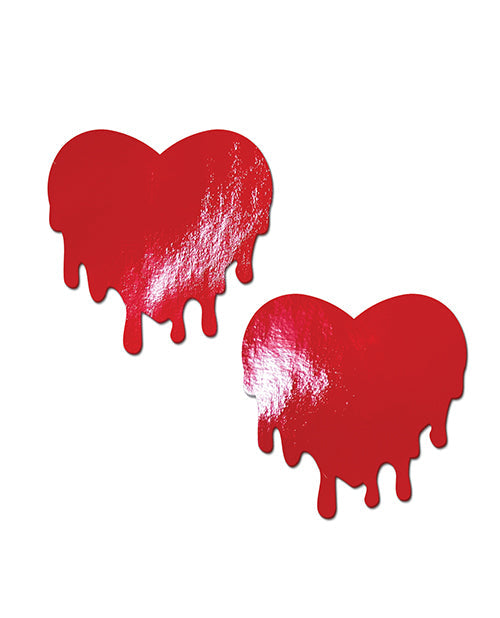 Pastease Pastease Faux Leather Melty Heart - Red O/S
