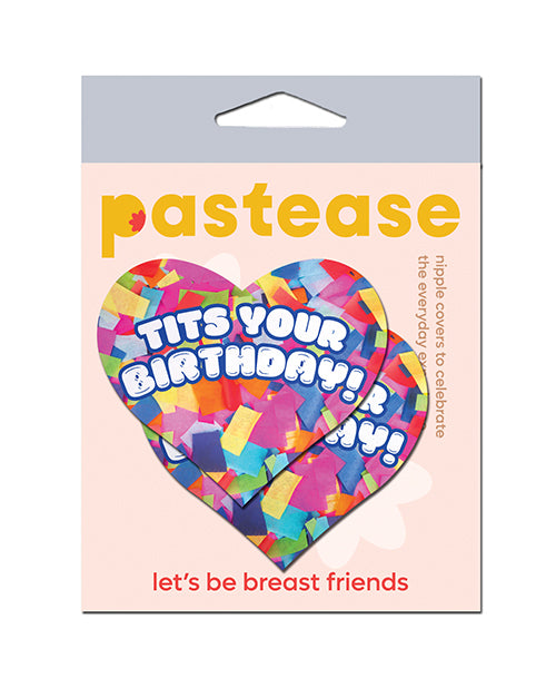 Pastease Pastease Tits Your Birthday! Heart - Multi-Color O/S