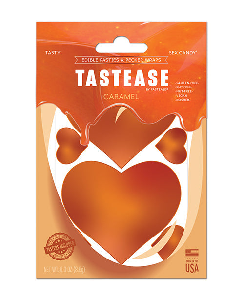 Pastease Pastease Tastease Edible Pasties & Pecker Wraps - Caramel O/S
