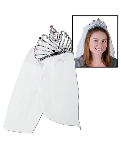 Beistle Bride to be Tiara & Veil