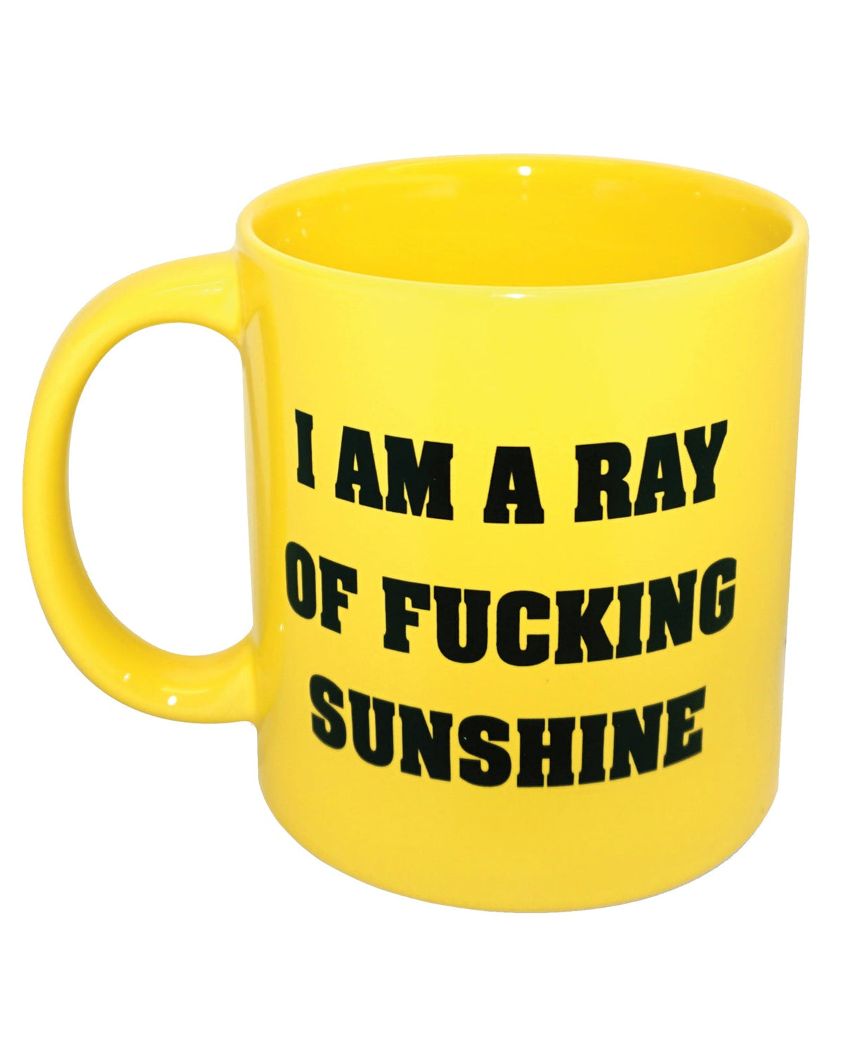Island Dogs Attitude Mug I am a Ray of Fucking Sunshine - Yellow