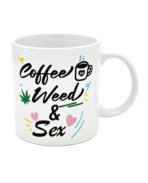 Island Dogs Attitude Mug Coffee, Weed & Sex - 22 oz