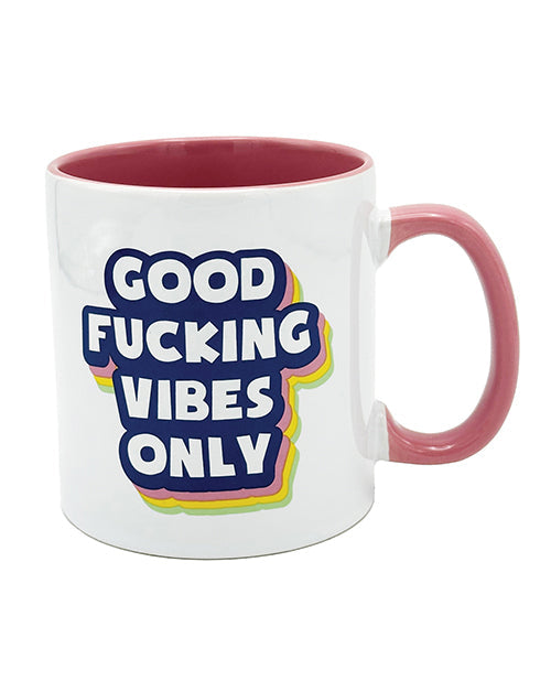 Island Dogs Attitude Mug Good Fucking Vibes Only - 22 oz