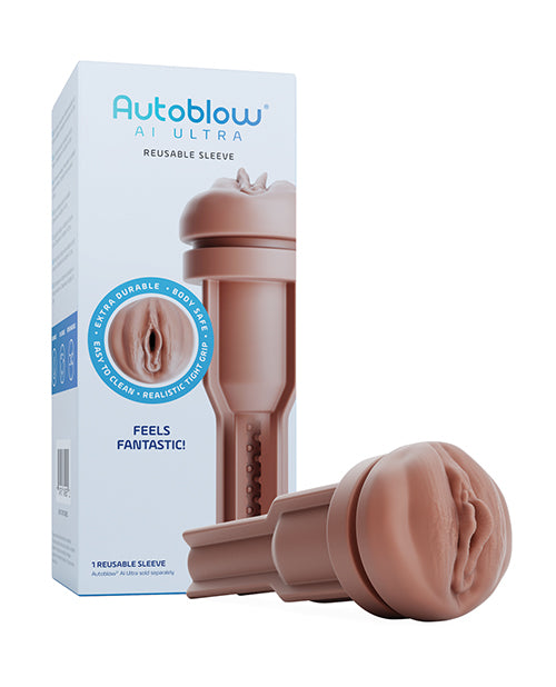 Autoblow Autoblow AI Ultra Vagina Sleeve - Brown