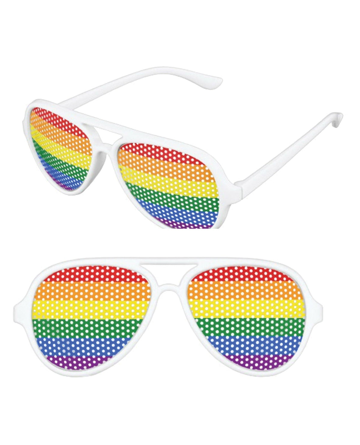 Beistle Pinhole Glasses - Rainbow