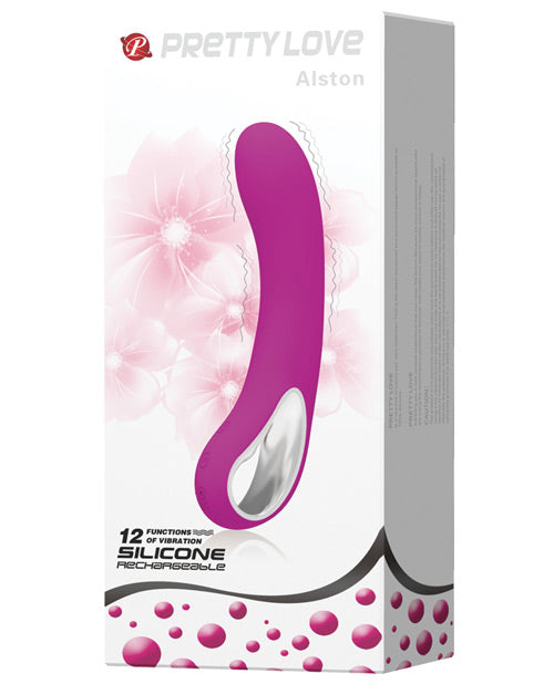 Pretty Love Pretty Love Alston 12 Function Vibrator w/Handle - Fuchsia