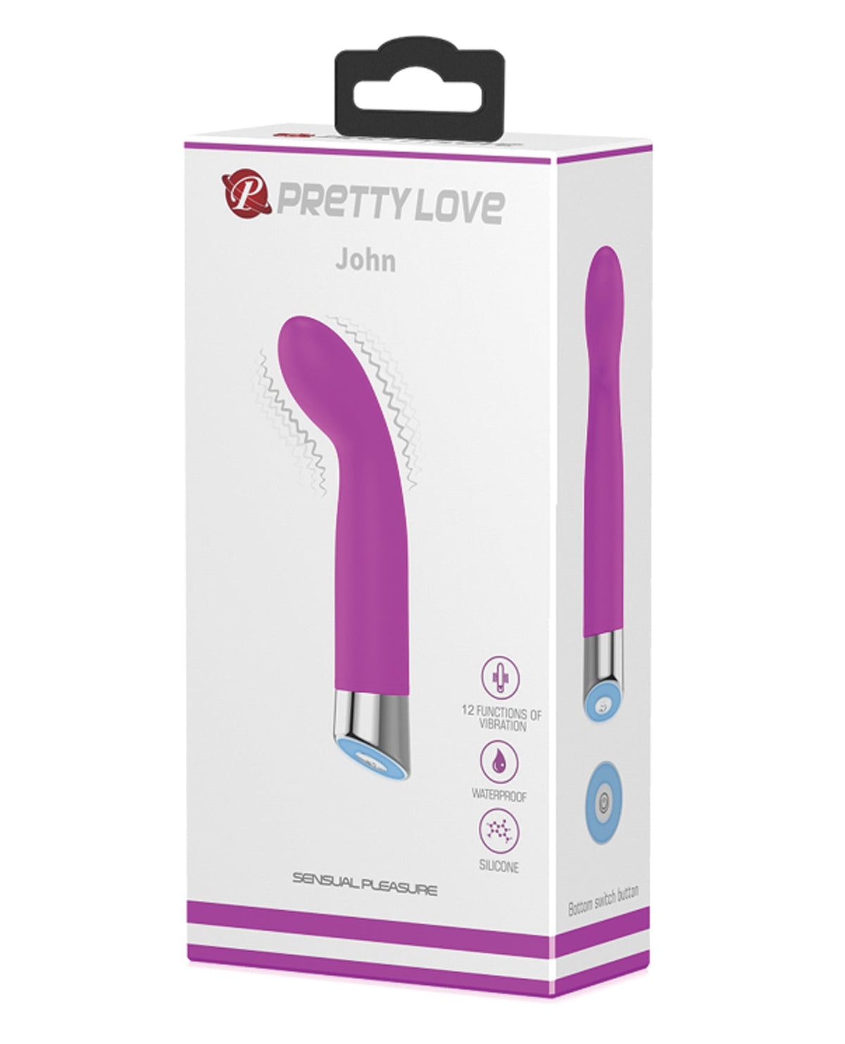 Pretty Love Pretty Love John Mini G-Spot Vibrator - Fuchsia