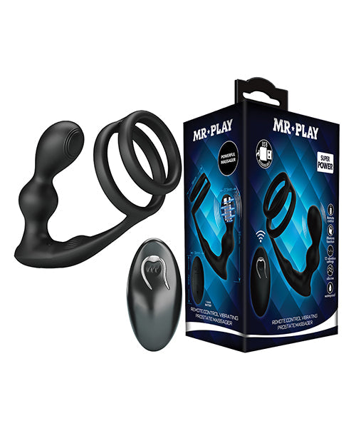 Pretty Love/ Crazy Bull Pretty Love Remote Controlled Vibrating Prostate Massager - Black