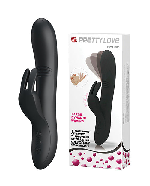 Pretty Love Pretty Love Dylan Bunny Ears Come Hither Rabbit 11 Functions - Black