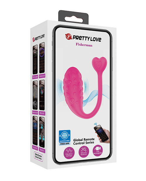 Pretty Love Pretty Love Fisherman Vibrating Egg - Hot Pink