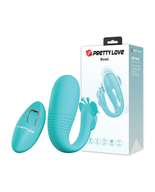 Pretty Love Pretty Love Remi Thrusting Hands-Free Vibrator - Aqua