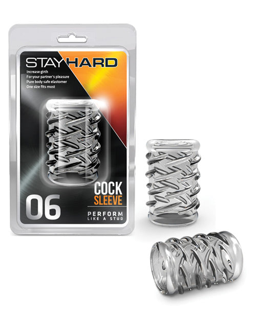 Stay Hard Blush Stay Hard Cock Sleeve 06 - Clear
