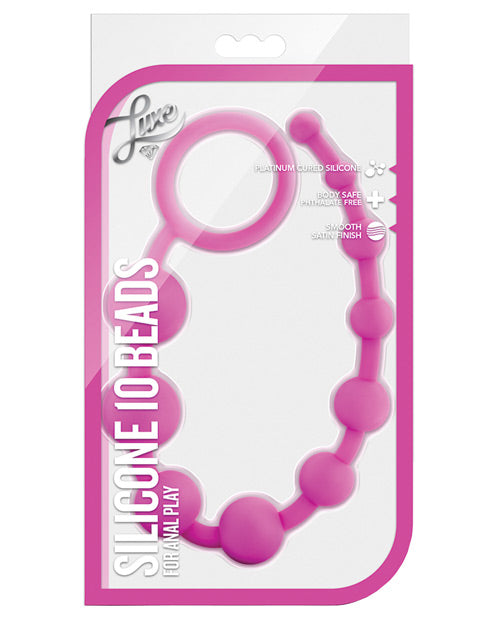 Luxe Blush Luxe Silicone Beads 10 - Pink