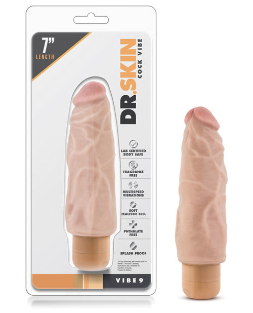 Dr. Skin Blush Dr. Skin Vibe 7" Dong #9 - Beige