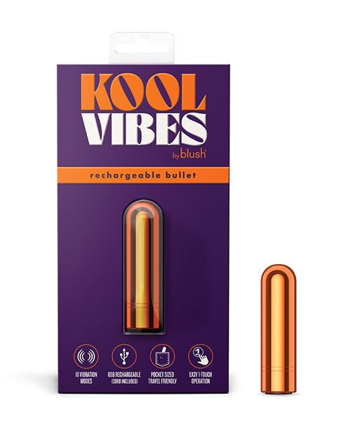 Kool Vibes Blush Kool Vibes Mini Rechargeable Bullet - Tangerine