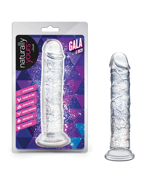 Naturally Yours Blush Naturally Yours - Gala - Sparkling Clear Dildo