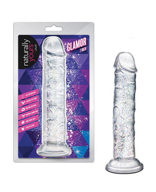 Naturally Yours Blush Naturally Yours - Glamor - Sparkling Clear Dildo
