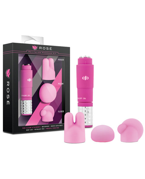 Rose Blush Rose Revitalize Massage Kit - Pink