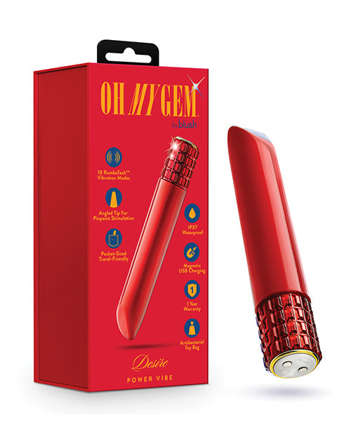 Oh My Gem Blush Oh My Gem Desire Bullet - Ruby