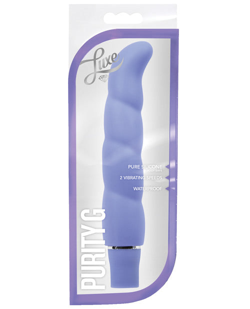 Luxe Blush Luxe Purity G Silicone Vibrator - Periwinkle