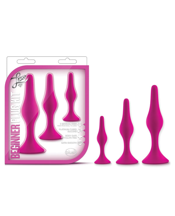 Luxe Blush Luxe Beginner Plug Kit - Pink