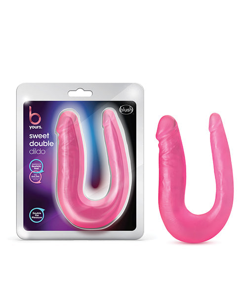 B Yours Blush B Yours Sweet Double Dildo - Pink
