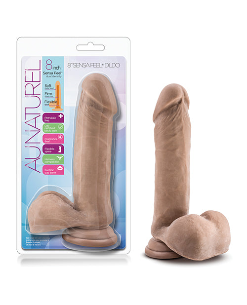 Au Naturel Blush Au Naturel 8" Sensa Feel Dildo - Latin