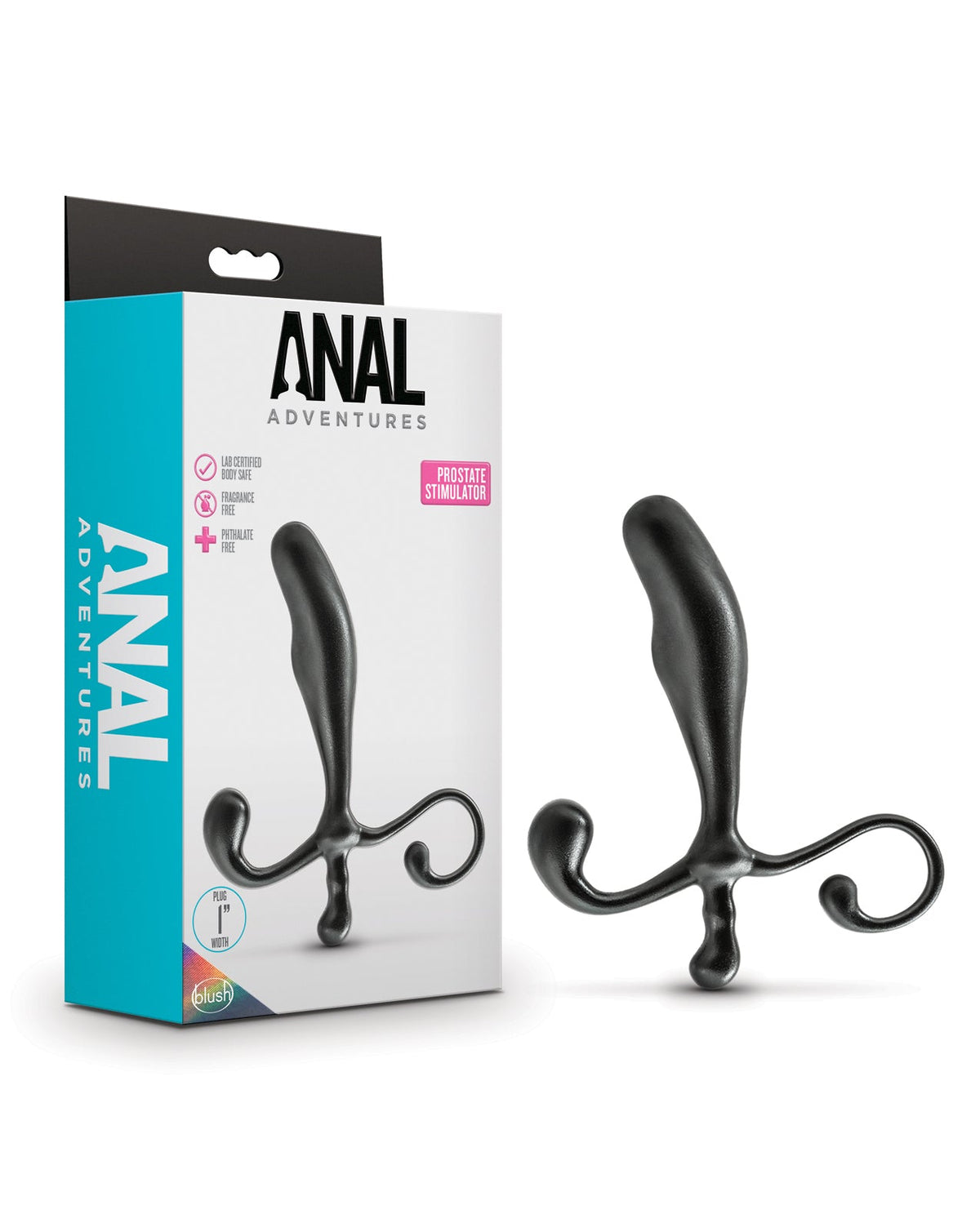 Anal Adventures Blush Anal Adventures Prostate Stimulator - Black