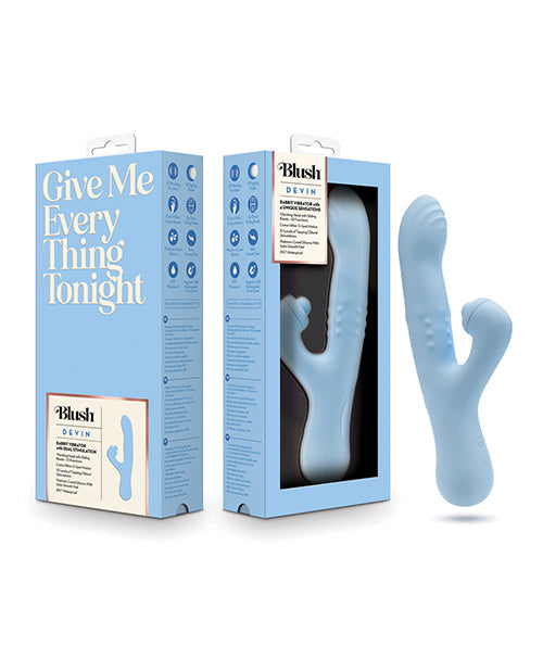Blush Novelties Blush Devin G-Spot Vibrator - Blue