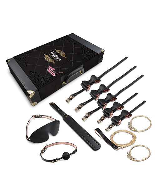 Temptasia Blush Temptasia Safe Word Bondage Kit w/Suitcase - Black/Pink