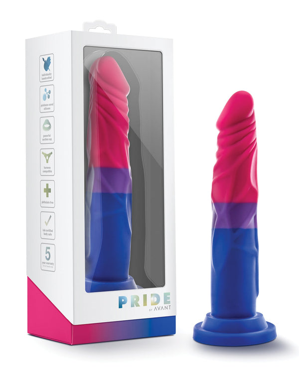 Avant Blush Avant P8 Bisexual Pride Dildo - Love