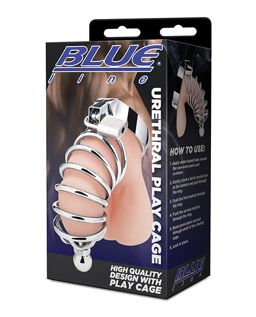 Blue Line Blue Line Urethral Play Cage - Silver