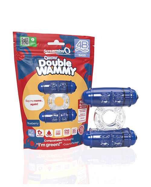 Screaming O Screaming O 4B Double Wammy - Blueberry